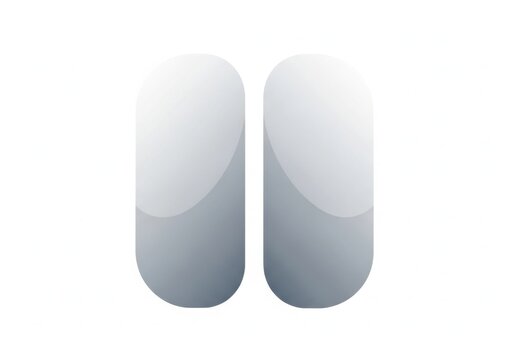Pair of white and blue no-show socks with gradient detail transparent background