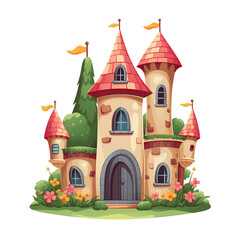 Enchanting Medieval Castle for Miniature Fairy Tale