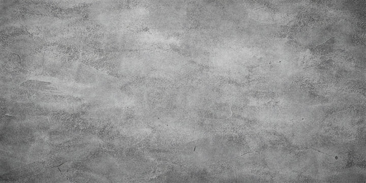 A dark and aged vintage backdrop featuring a rough grey concrete wall fused with a dirty black metal texture for a gritty industrial design