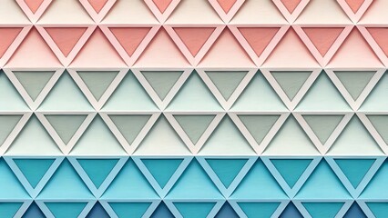 Triangle Pattern with Subtle Gradients and Negative Space