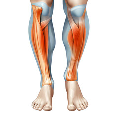 Illustration of Knee with Patellar Tendinitis