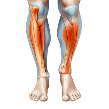 Illustration of Knee with Patellar Tendinitis