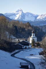 Kapelle in Wamberg bei Garmisch-Partenkirchen