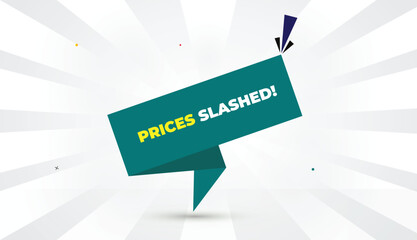 Editable EPS vector art template web banner design illustration light green yellow bold font abstract shapes sunshine business background prices slashed 4K modern creative graphic layout marketing pro