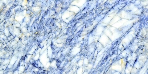 Close-up of blue and white marble texture with intricate patterns.