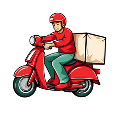 Efficient Express Delivery Service Logo Design