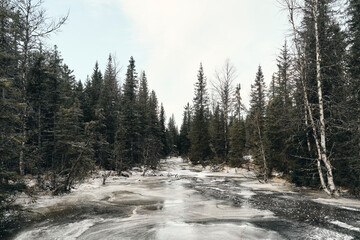 By the V&aring;lsj&oslash;elva River of the Toten&aring;sen Hills, Norway, December 2025.