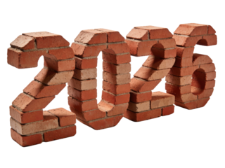 3D bold numerals 2026, isolated on white background, high-resolution, modern 3D typography, clean and minimal design