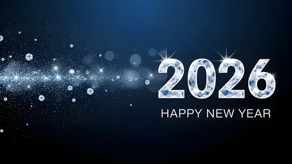 Happy new year 2026 celebration background