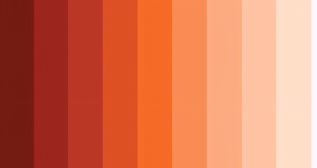 Fototapeta premium Orange Gradient Color Palette Background – Warm Abstract Design