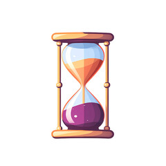 Flowing Sand Hourglass Icon Timer