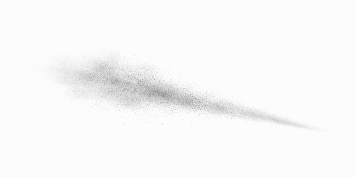 White feather duster and paintbrush abstract transition against a black fog frame