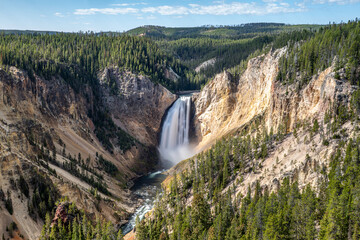 The Grand canyon of Yellowstone NP