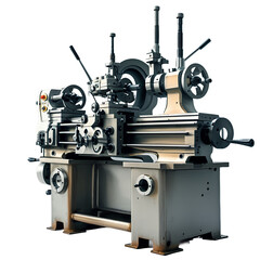 Large metal lathe machine with tooling
