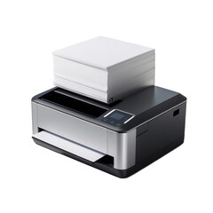 printer with paper tray extended