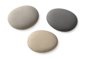 Smooth zen spa pebbles for tranquility and balance