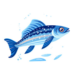 Lively Tropical Fish: Quirky Abstract Creature