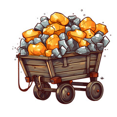 Mining Tools and Explosives Stock Illustration