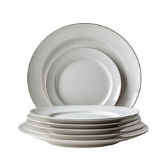 white ceramic dinner plates