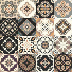 vector illustration hires Collection of High-Resolution Abstract Seamless ornament Patterns with Diverse Designs and Textures 
