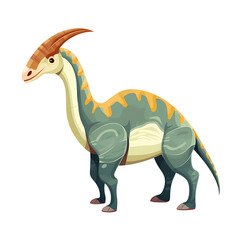 Parasaurolophus Fossil: Ancient Crested Dinosaur Portrait