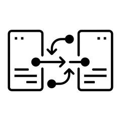 API Integration Icon on white background