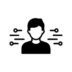 Coding Developer Icon on white background