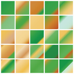 Fototapeta premium Mobile screen lock display collection of colorful backgrounds in trendy neon colors. Modern screen vector design for mobile app. Soft color abstract pastel holographic gradients. Swatches for design.