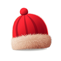Classic Santa Hat Vector Illustration Design