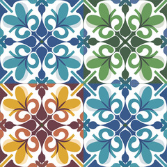 vector illustration hires Collection of High-Resolution Abstract Seamless ornament Patterns with Diverse Designs and Textures 