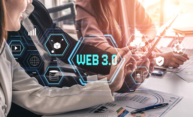 A futuristic user interface for Web 3.0 technology and applications. An overview of decentralized services like DeFi, cloud storage, and security. Motif