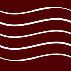 Abstract White Flowing Waves on Maroon Red Background for Sophisticated Branding