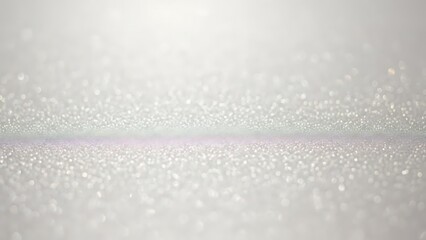 Elegant White and Silver Glitter Texture Background with Soft Focus and Shimmering Sparkles for Bridal Theme