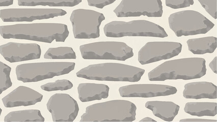 Stone wall pattern for backgrounds and textures. Stone  wall background. Stone wall vector illustration.