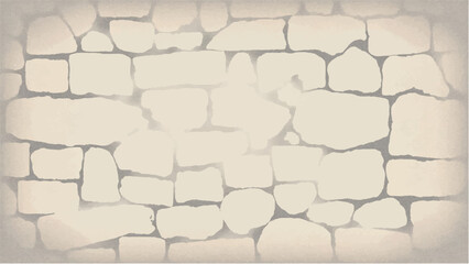 Stone wall pattern for backgrounds and textures. Stone  wall background. Stone wall vector illustration.