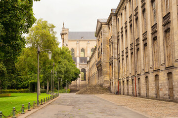 Arras Art Museum building in a former Benedictine Abbey, Arras, France