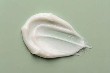 Creamy texture spread on soft surface