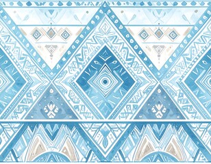 Abstract patterned border design