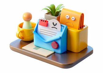 Overwhelmed: Blue Envelope and Workplace Stress