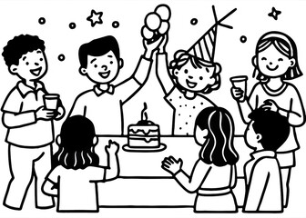 children playing with a ball