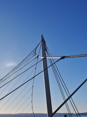Fototapeta premium Füßgnger-Brücke Sassnitz auf Rügen