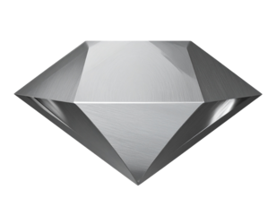  Modern Metallic Structure with Geometric Cutout