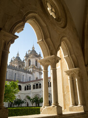Alcoba&ccedil;a Monastery cloister