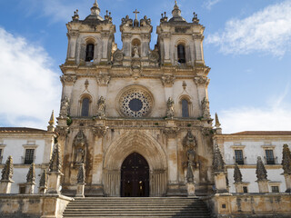 Alcoba&ccedil;a Monastery main facade