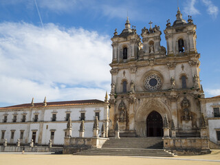 Alcoba&ccedil;a Monastery main facade