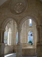 Alcoba&ccedil;a Monastery cloister