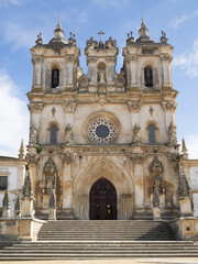 Alcoba&ccedil;a Monastery main facade