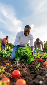 Community Garden Harvest: Sharing Sustainable Food