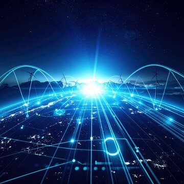 Abstract Concept of Smart Energy Grid