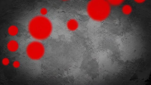red blood cells flowing in the water